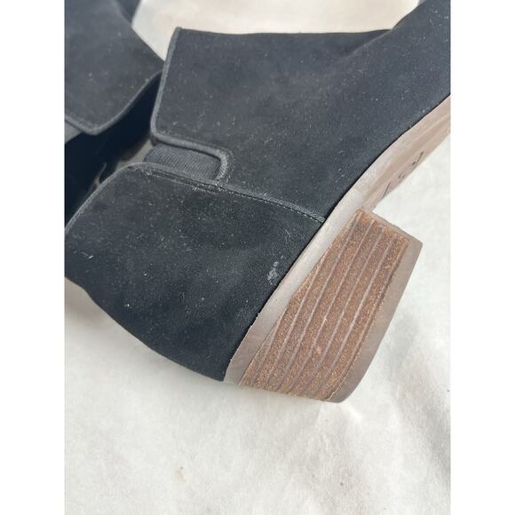 Circus by Sam Edelman Ankle Booties Boots Size 8 Black Suede Preston Side Zip - Picture 10 of 11